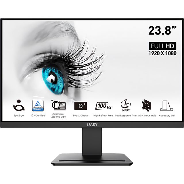 MSI Pro MP2412 23.8 Full HD 100Hz Monitor - Black